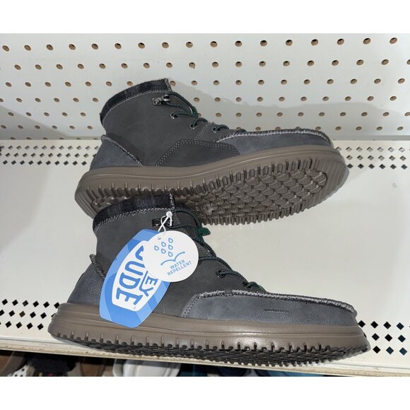 Hey Dude Bradley Classic Mens Lace Up Casual Ankle Chukka Boots Size 7 Gray - Picture 5 of 9